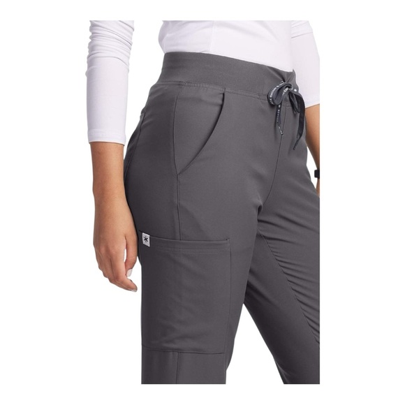 Beyond Scrubs Pewter Jogger Scrub Pants Pull-On Elastic Waistband –NWT –… - Picture 6 of 6